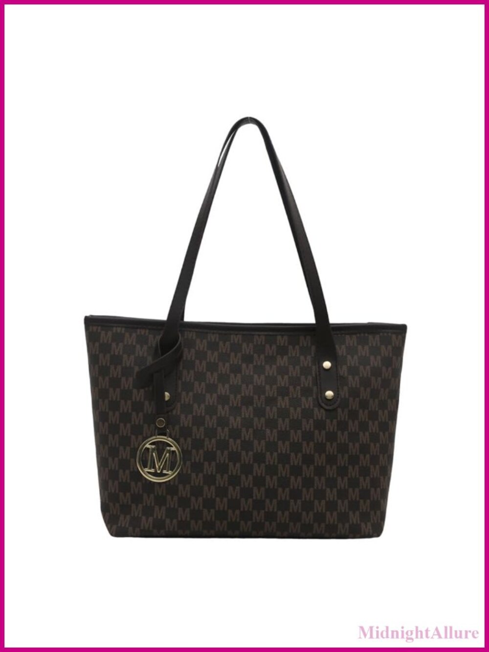 Women's Wide Shoulder Strap Tote Bag Large Satchel Handbag for Work Travel